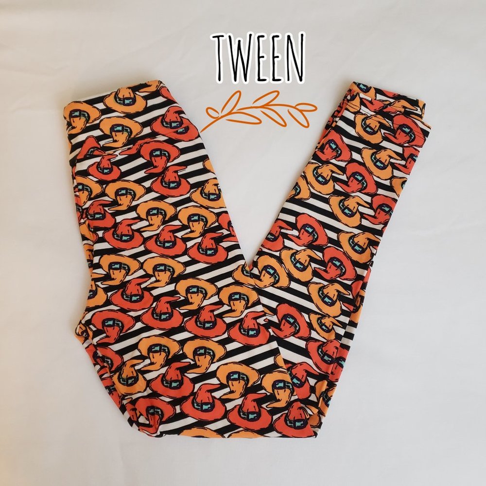 NWT LulaRoe Halloween Holiday Leggings Size Tween